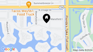 Map of 277 Mansfield G, Boca Raton FL, 33434