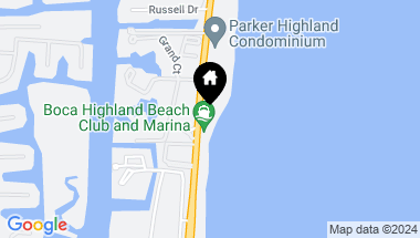 Map of 4715 S Ocean Boulevard, Highland Beach FL, 33487