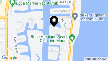 Map of 4740 S Ocean Boulevard 105, Highland Beach FL, 33487