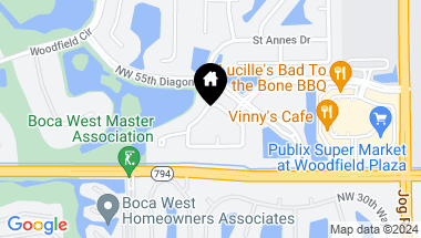 Map of 3374 NW 53rd Circle, Boca Raton FL, 33496