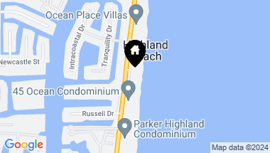 Map of 7 Ocean Place, Highland Beach FL, 33487