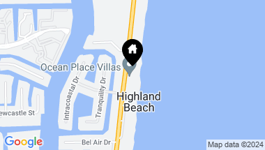 Map of 4215 S Ocean Boulevard 5, Highland Beach FL, 33487