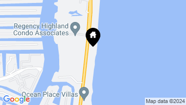 Map of 4005 S Ocean Boulevard, Highland Beach FL, 33487