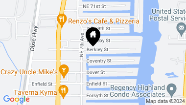 Map of 742 Berkeley Street, Boca Raton FL, 33487