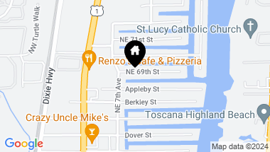 Map of 730 NE 69th Street, Boca Raton FL, 33487