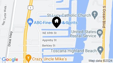 Map of 791 NE 69th Street, Boca Raton FL, 33487