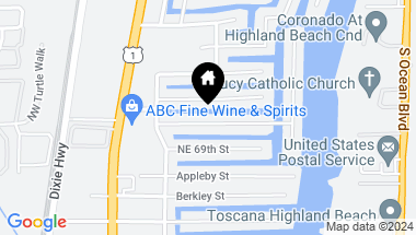 Map of 785 NE 70th Street, Boca Raton FL, 33487