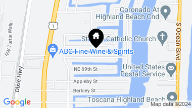 Map of 805 NE 70th St, Boca Raton FL, 33487