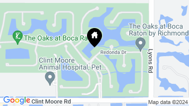 Map of 9187 Redonda Drive, Boca Raton FL, 33496