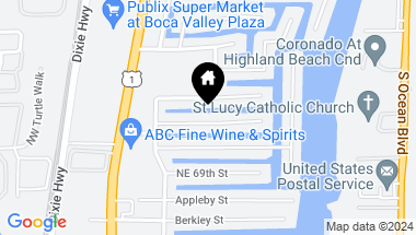 Map of 785 NE 71st Street, Boca Raton FL, 33487