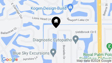Map of 17544 Lake Estates Drive, Boca Raton FL, 33496