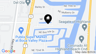 Map of 808 NE Orchid Bay Drive, Boca Raton FL, 33487