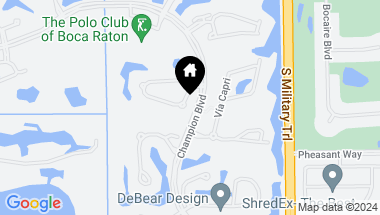 Map of 5529 Steeple Chase, Boca Raton FL, 33496