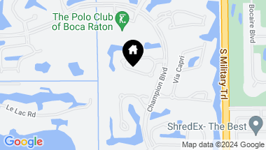 Map of 5457 Steeple Chase, Boca Raton FL, 33496
