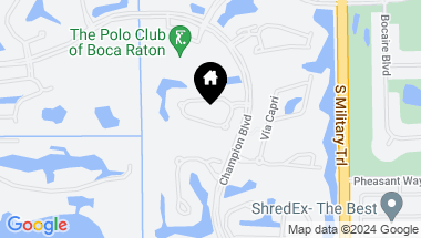 Map of 5474 Steeple Chase, Boca Raton FL, 33496