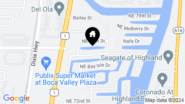 Map of 801 NE Orchid Bay Drive, Boca Raton FL, 33487