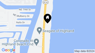 Map of 3211 S Ocean Boulevard 701, Highland Beach FL, 33487