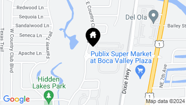 Map of 125 W Hidden Valley Boulevard 2, Boca Raton FL, 33487
