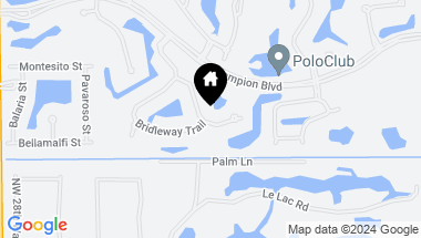 Map of 5821 Bridleway Circle, Boca Raton FL, 33496