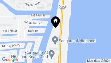 Map of 3200 S Ocean Boulevard 501, Highland Beach FL, 33487