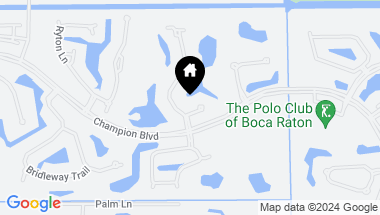Map of 5697 Huntington Park Court, Boca Raton FL, 33496