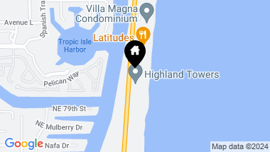 Map of 2916 S Ocean Th1 Boulevard Th1, Highland Beach FL, 33487