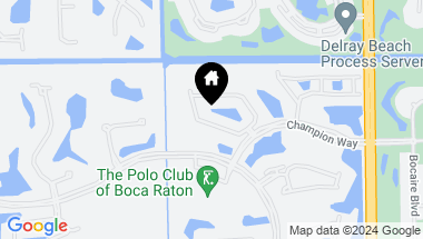 Map of 5454 Ascot Bend Road, Boca Raton FL, 33496