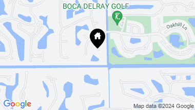 Map of 5534 Forest Oaks Terrace, Delray Beach FL, 33484