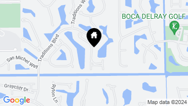 Map of 16880 Isle Of Palms Drive B, Delray Beach FL, 33484