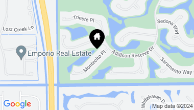 Map of 7765 Montecito Place, Delray Beach FL, 33446