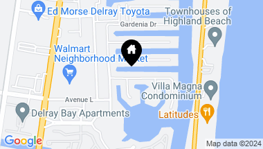 Map of 919 Jasmine Drive, Delray Beach FL, 33483
