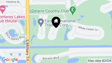 Map of 4754 Tree Fern Drive, Delray Beach FL, 33445