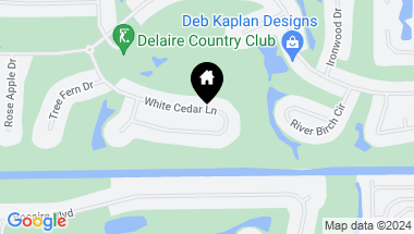 Map of 4512 White Cedar Lane, Delray Beach FL, 33445