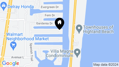 Map of 968 Hyacinth Drive, Delray Beach FL, 33483