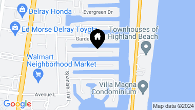Map of 936 Hyacinth Drive, Delray Beach FL, 33483