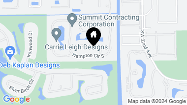 Map of 2663 Hampton Circle S, Delray Beach FL, 33445
