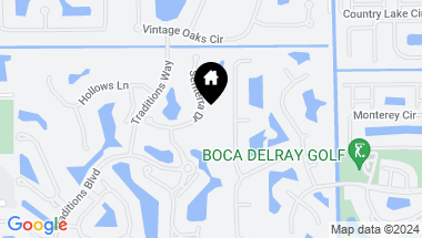 Map of 16620 Senterra Drive, Delray Beach FL, 33484