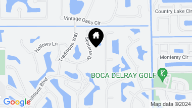 Map of 16600 Senterra Drive, Delray Beach FL, 33484