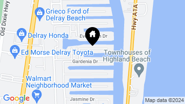 Map of 944 Fern Drive, Delray Beach FL, 33483