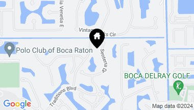 Map of 16549 Senterra Drive, Delray Beach FL, 33484