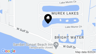 Map of 411 Lake Murex BLVD, SANIBEL FL, 33957