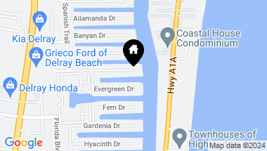 Map of 972 Dogwood Drive, Delray Beach FL, 33483