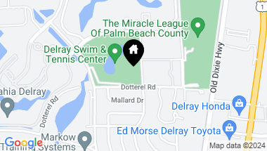 Map of 755 Dotterel Road 1201, Delray Beach FL, 33444