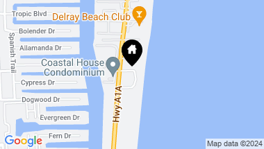 Map of 2155 S Ocean Boulevard 25, Delray Beach FL, 33483