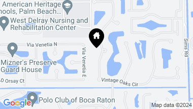Map of 5808 Vintage Oaks Circle, Delray Beach FL, 33484