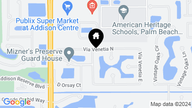 Map of 16294 Via Venetia W, Delray Beach FL, 33484