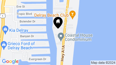 Map of 2150 S Ocean Boulevard 6a, Delray Beach FL, 33483