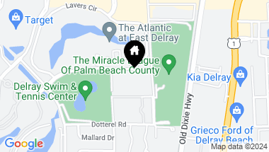 Map of 500 Egret Circle 8104, Delray Beach FL, 33444