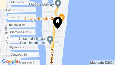 Map of 2103 S Ocean Boulevard 3-C, Delray Beach FL, 33483