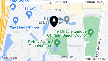 Map of 955 Egret Circle 103, Delray Beach FL, 33444